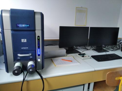 Hitachi Tabletop TM3030 Plus SEM + EDX Analysis-Photo